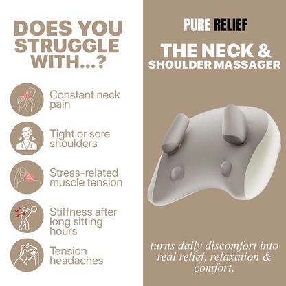 Pure Relief - Pillow Neck & Shoulder Massager